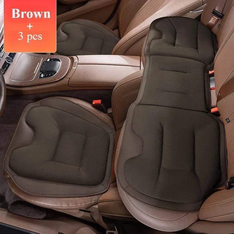 Universal Ice Silk Car Seat Cover – Four-Season Comfortable, Breathable, and Luxurious Seat Cushion Protector - Delicate Leather