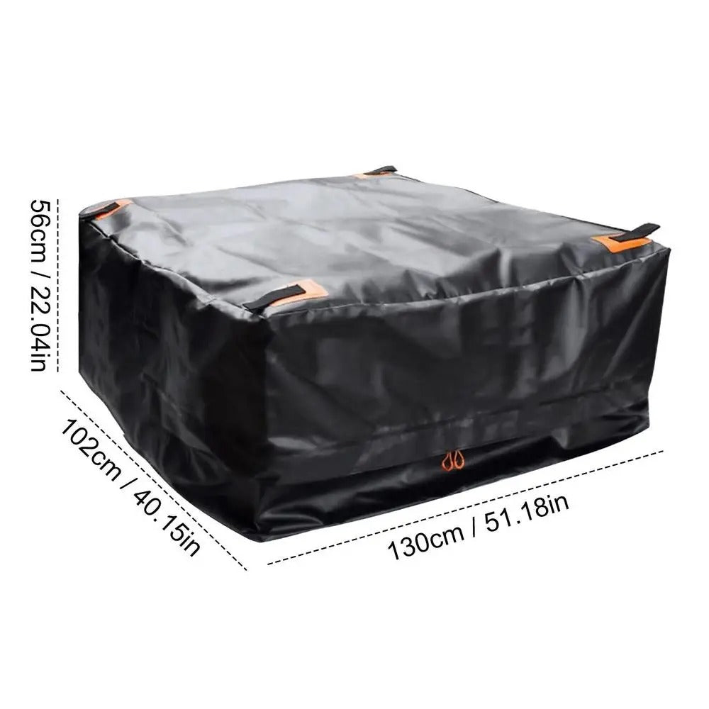 120x51x51cm Waterproof Car Cargo Roof Bag - Durable Rooftop Luggage Carrier for SUVs, Vans & Cars