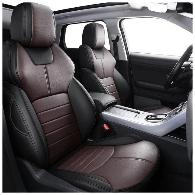 Custom Fit Car Seat Covers – 98% Compatibility for 5-Seater Vehicles - Delicate Leather