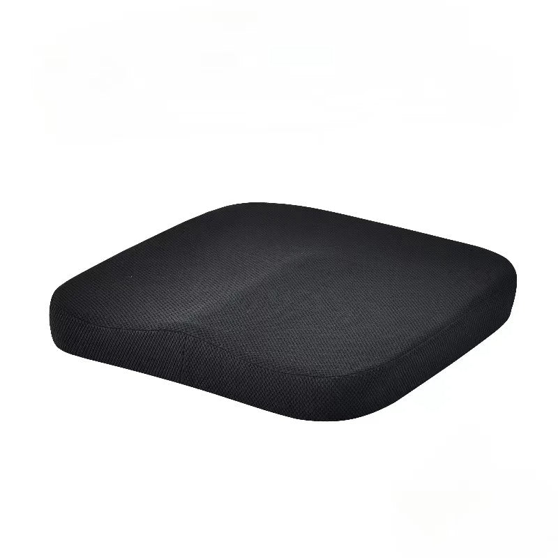 Ergonomic Memory Foam Office and Car Cushion – Anti-Hemorrhoid Chair Pillow for Comfortable Sitting - Delicate Leather