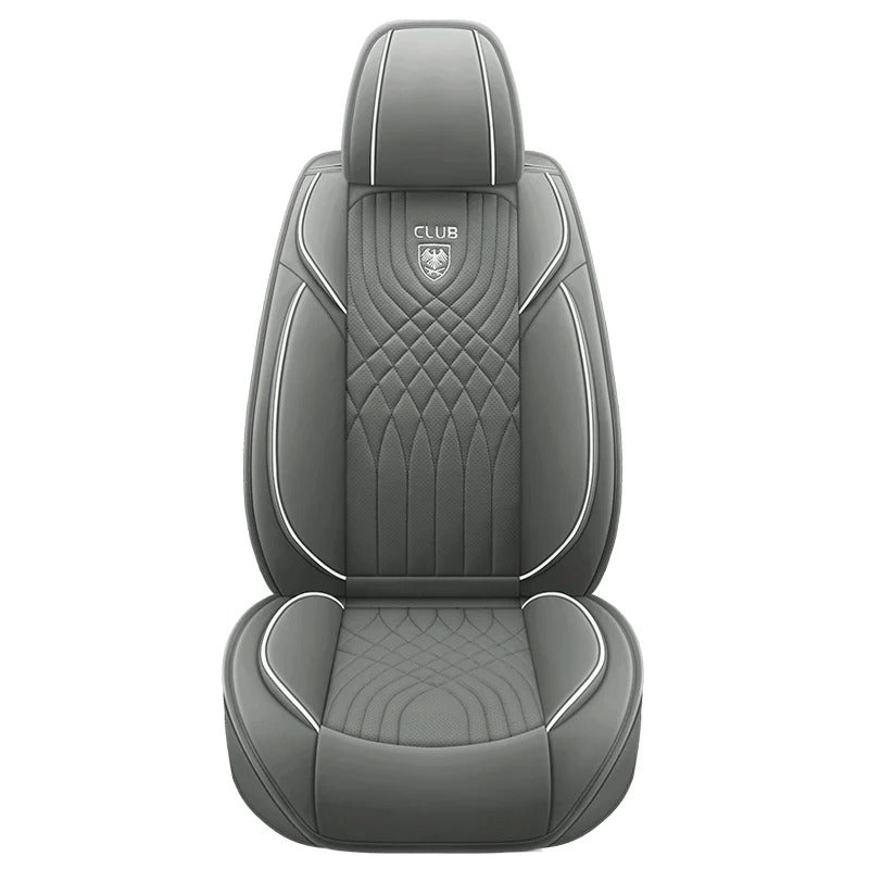 5D Universal Nappa Leather Waterproof Car Seat Cover - Compatible with Car - Delicate Leather