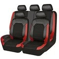 Universal PU Leather Car Seat Cover Set - 4 or 9 Piece Full Protection for Cars, Trucks, and Vans - Delicate Leather