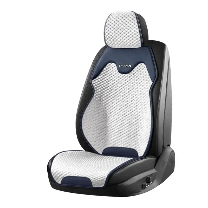 Universal Ice Silk Car Seat Cover - Breathable, Four-Season Protection for Cars - Delicate Leather