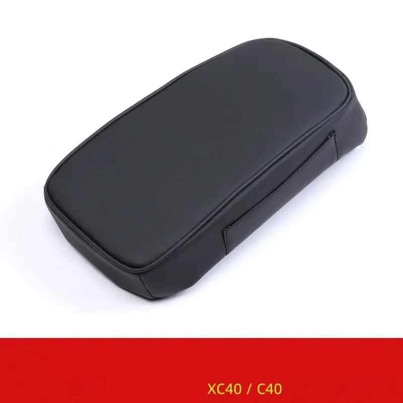 Armrest Box Protective Pad for Car – Interior Height Pad and Decoration - Delicate Leather