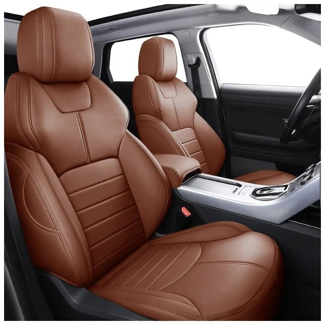 Custom Fit Car Seat Covers – 98% Compatibility for 5-Seater Vehicles - Delicate Leather
