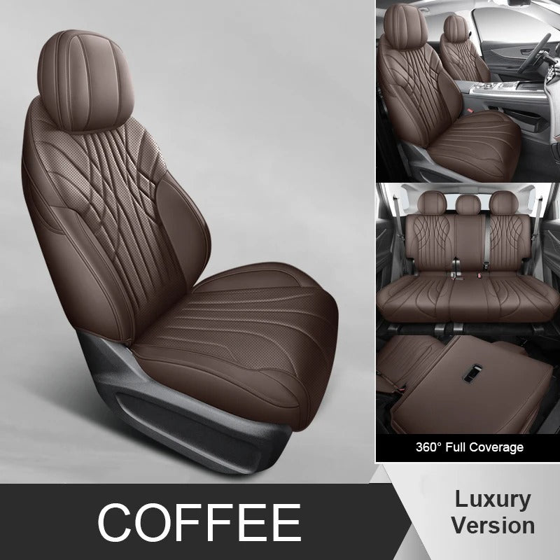 Custom Fit Leather Seat Covers – Full Set for car - Delicate Leather