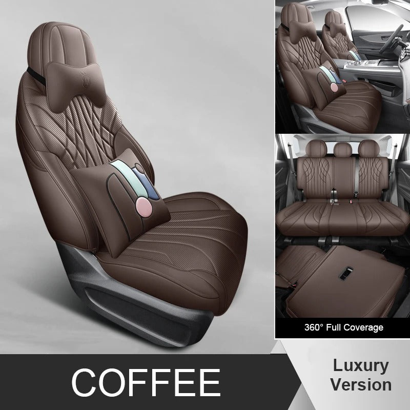 Custom Fit Leather Seat Covers – Full Set for car - Delicate Leather