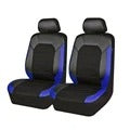 Universal PU Leather Car Seat Cover Set - 4 or 9 Piece Full Protection for Cars, Trucks, and Vans - Delicate Leather