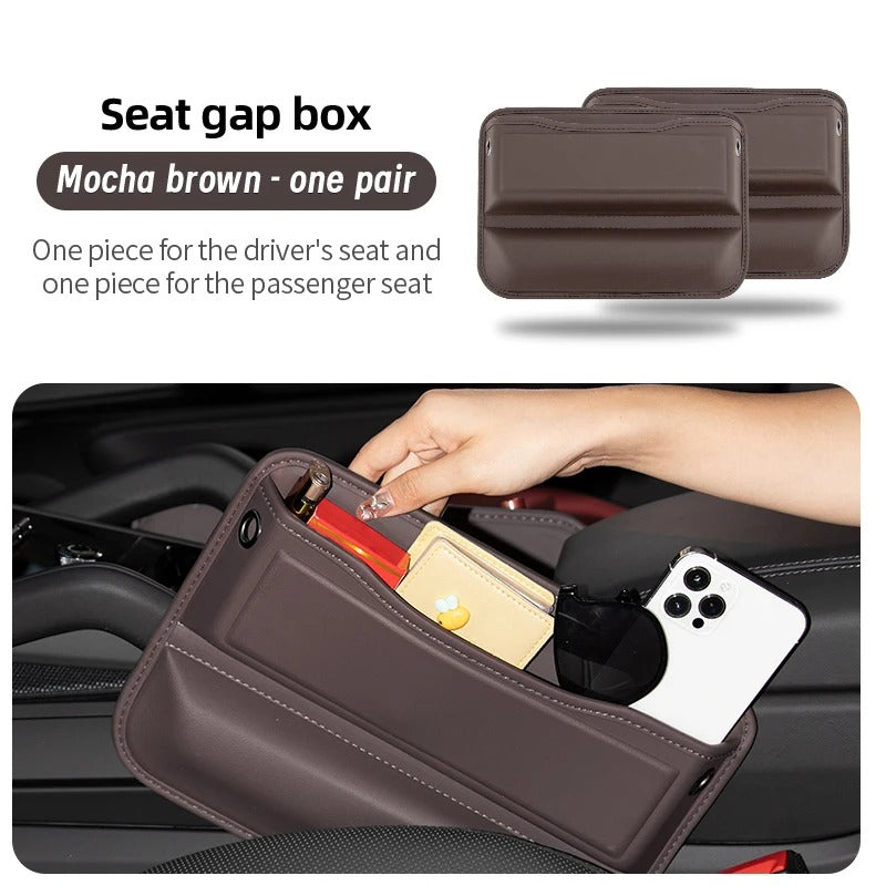 Universal Car Seat Gap Storage Box – Multifunctional Seat Gap Pocket Organizer