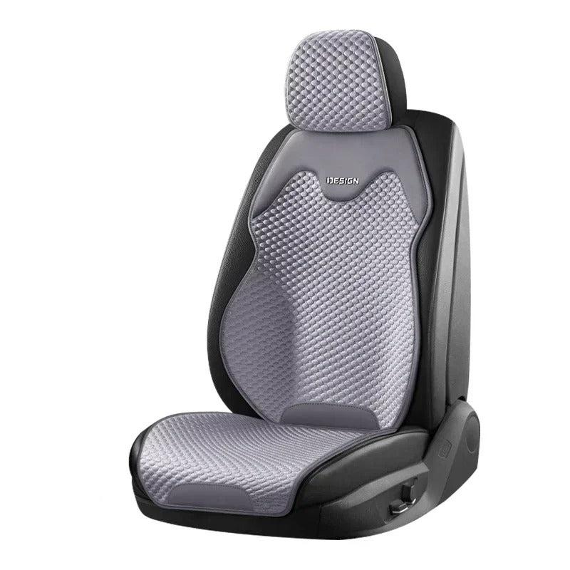 Universal Ice Silk Car Seat Cover - Breathable, Four-Season Protection for Cars - Delicate Leather