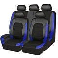 Universal PU Leather Car Seat Cover Set - 4 or 9 Piece Full Protection for Cars, Trucks, and Vans - Delicate Leather
