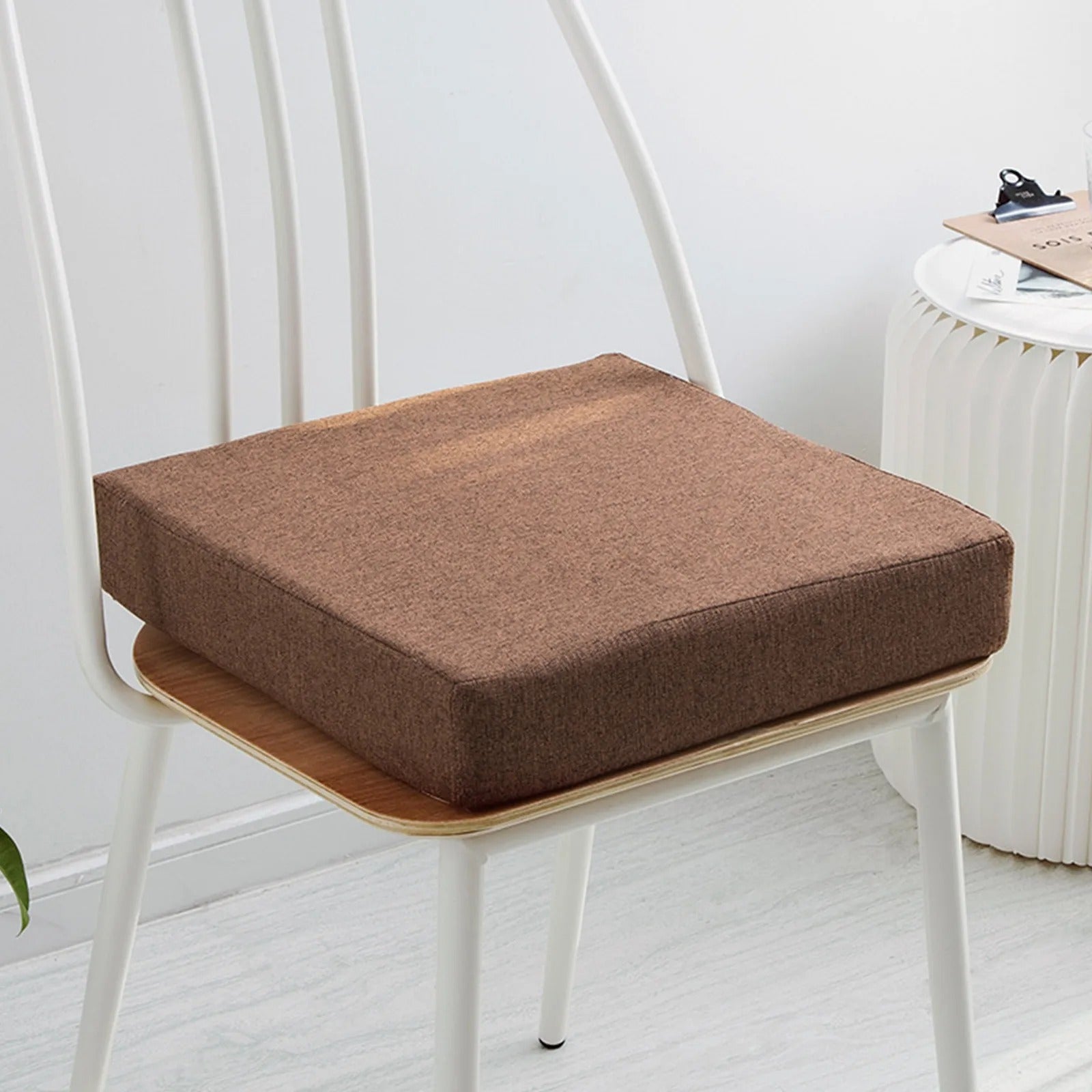 Premium Memory Foam Chair Cushion – High-Density Comfort & Winter Warmth - Delicate Leather