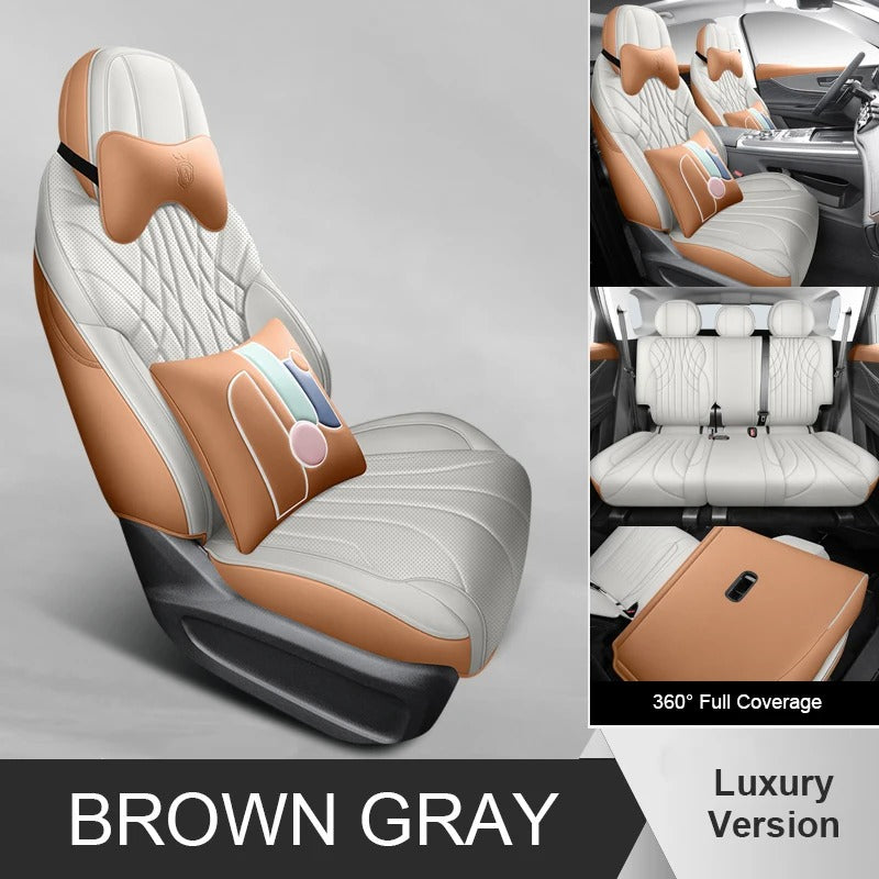 Custom Fit Leather Seat Covers – Full Set for car - Delicate Leather