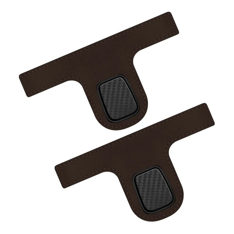 Auto Sport Seat Back Hook – Multi-Functional Widened & Thickened Storage Hook - Delicate Leather