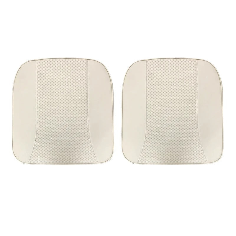 Memory Foam Height-Increasing Car Seat Cushion – All-Season Universal Accessory - Delicate Leather