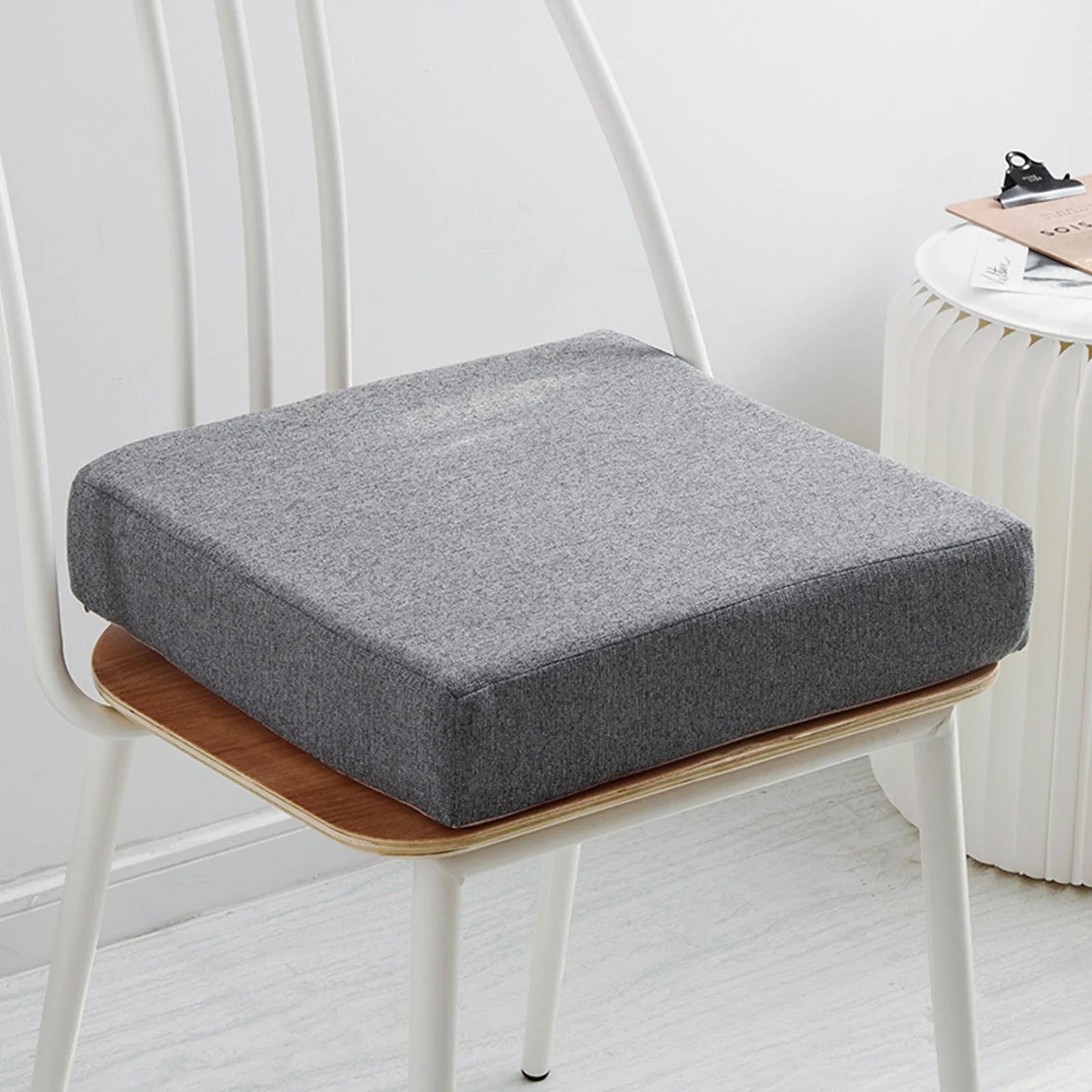 Premium Memory Foam Chair Cushion – High-Density Comfort & Winter Warmth - Delicate Leather