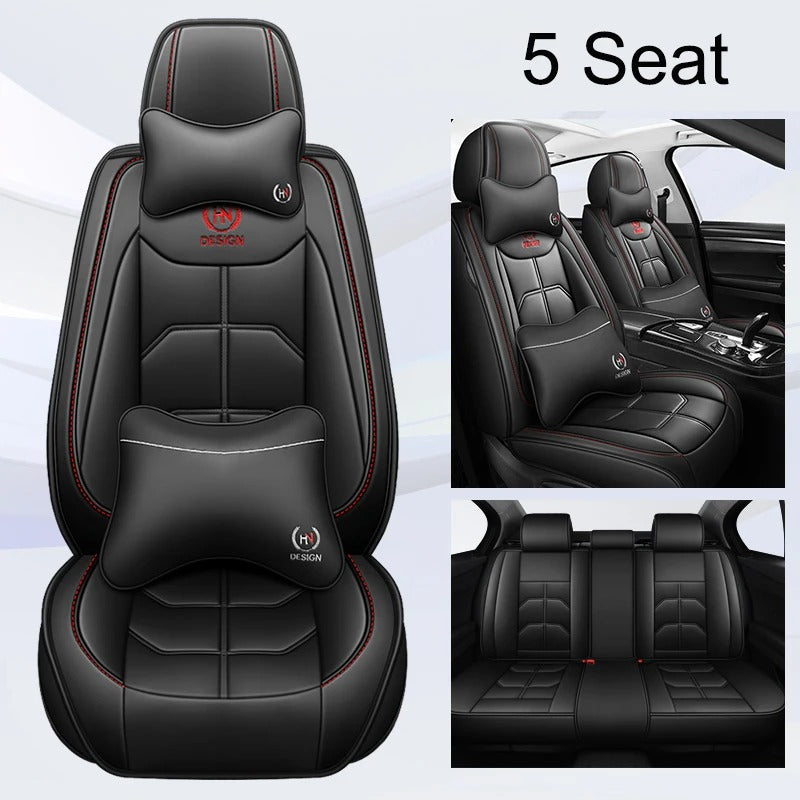 Universal Car Seat Cover for VOLVO Models – XC60, XC90, XC40, XC70, S60L, C30, S80, S90, V50, V60 - Delicate Leather