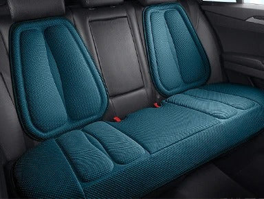 Universal Non-Slip Car Seat Cushion – Convex Cooling Design for Heat Dissipation | Summer Sweatproof Chair Pad - Delicate Leather