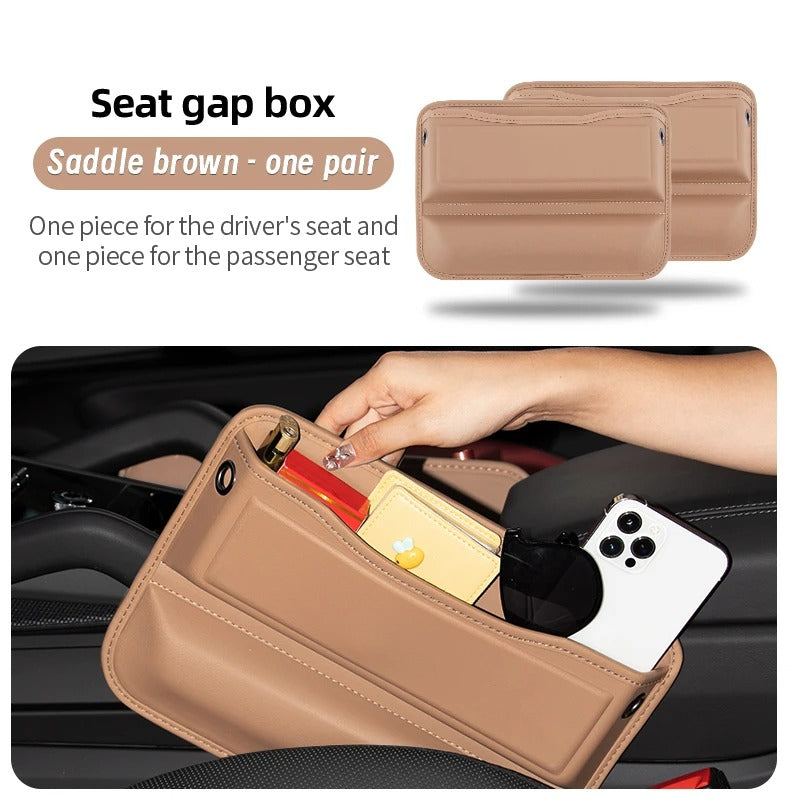 Universal Car Seat Gap Storage Box – Multifunctional Seat Gap Pocket Organizer