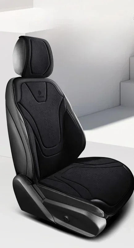 Universal Four-Season Car Seat Cover – Breathable Flax Anti-Slip Protection for Sedans, SUVs, and MPVs - Delicate Leather