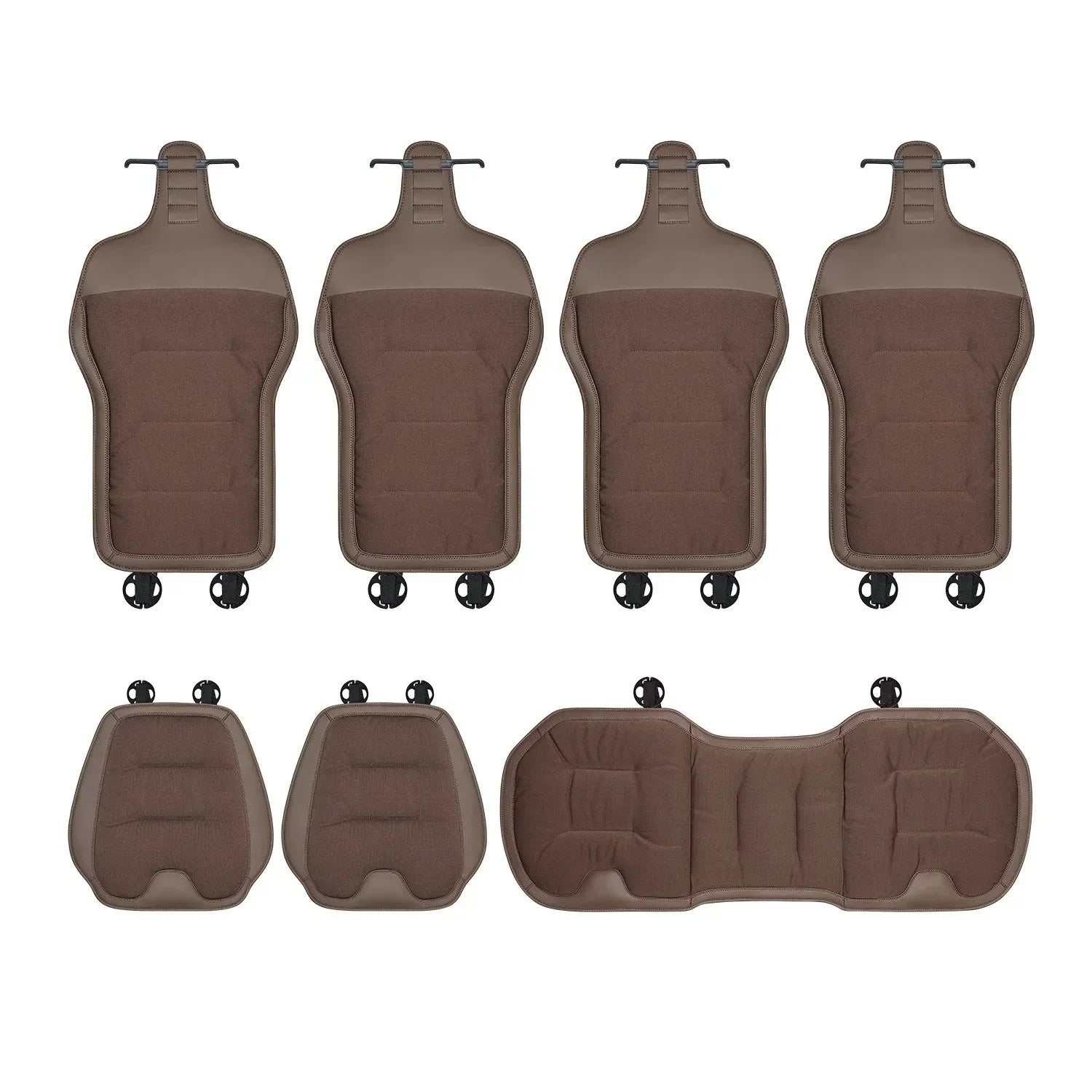 Universal Ice Silk Car Seat Cover – Four-Season Comfortable, Breathable, and Luxurious Seat Cushion Protector - Delicate Leather