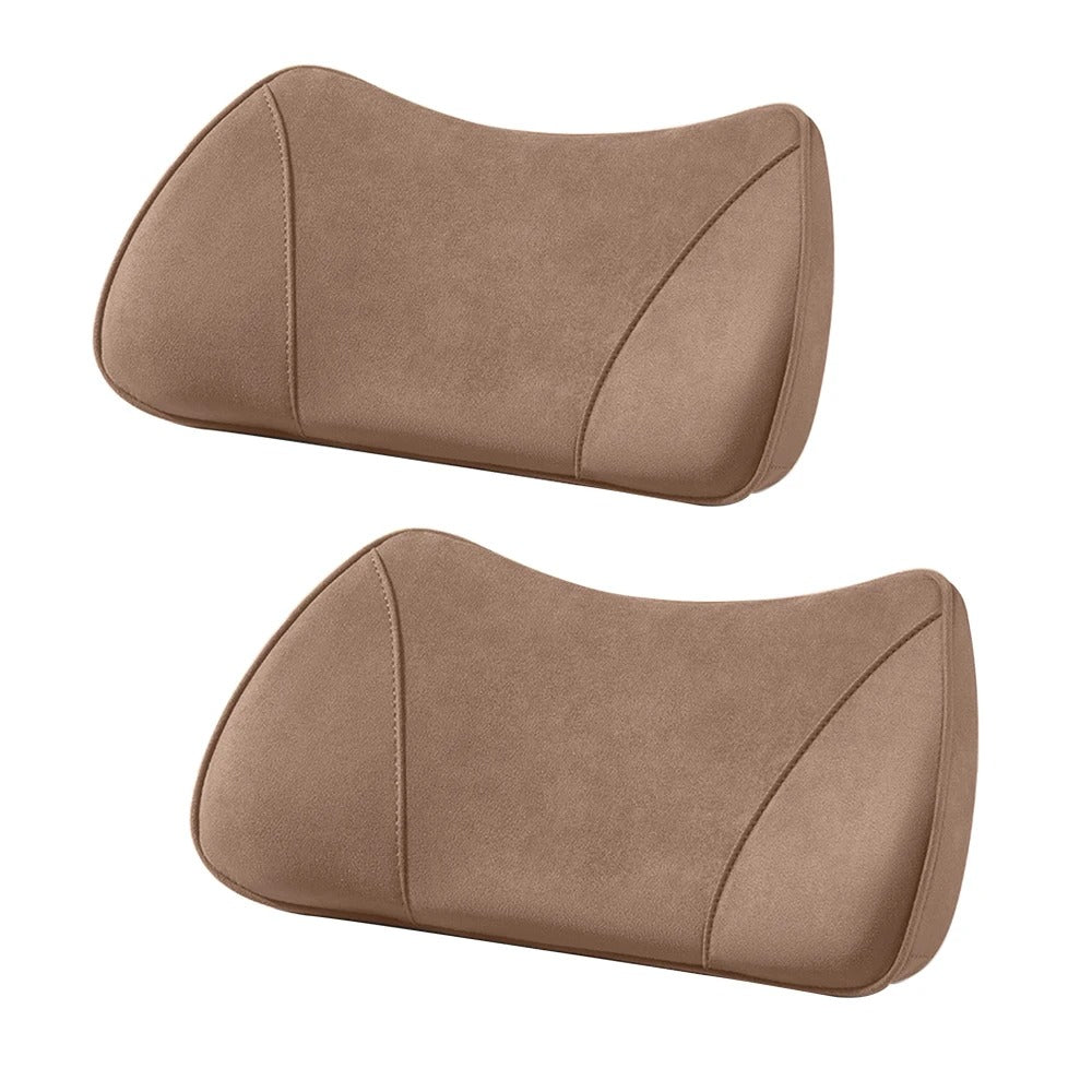 2-in-1 Car Seat Booster & Lumbar Pillow – Memory Foam Inclined Cushion for Comfort and Support