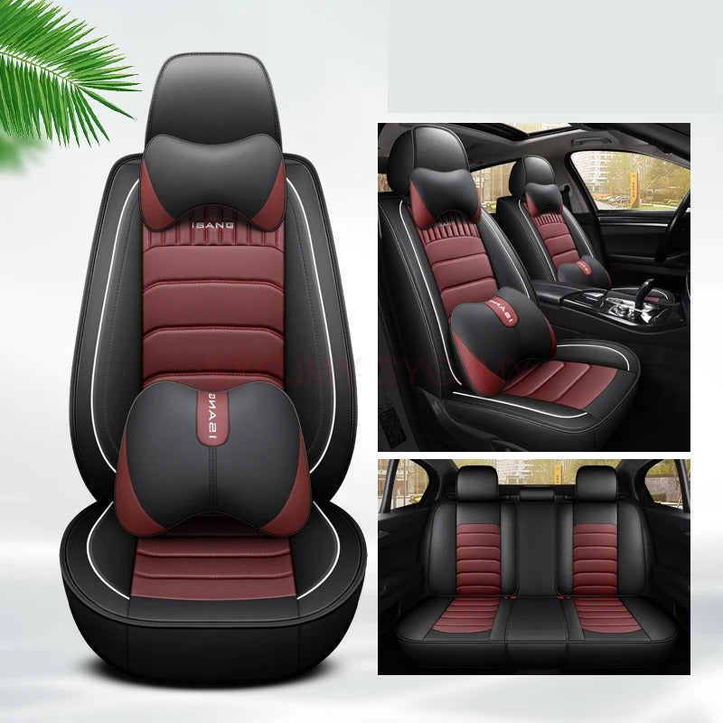 3D Full Coverage Car Seat Cover – Premium PU Leather for KIA Sportage, Ceed, Rio & More - Delicate Leather