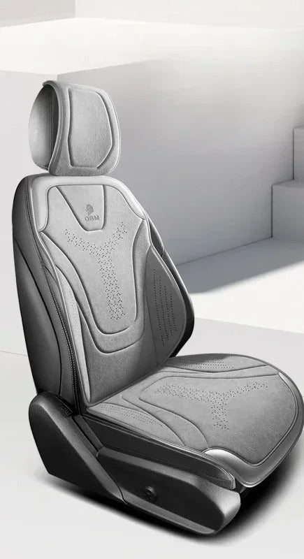 Universal Four-Season Car Seat Cover – Breathable Flax Anti-Slip Protection for Sedans, SUVs, and MPVs - Delicate Leather