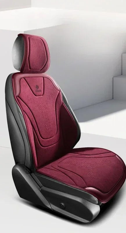 Universal Four-Season Car Seat Cover – Breathable Flax Anti-Slip Protection for Sedans, SUVs, and MPVs - Delicate Leather