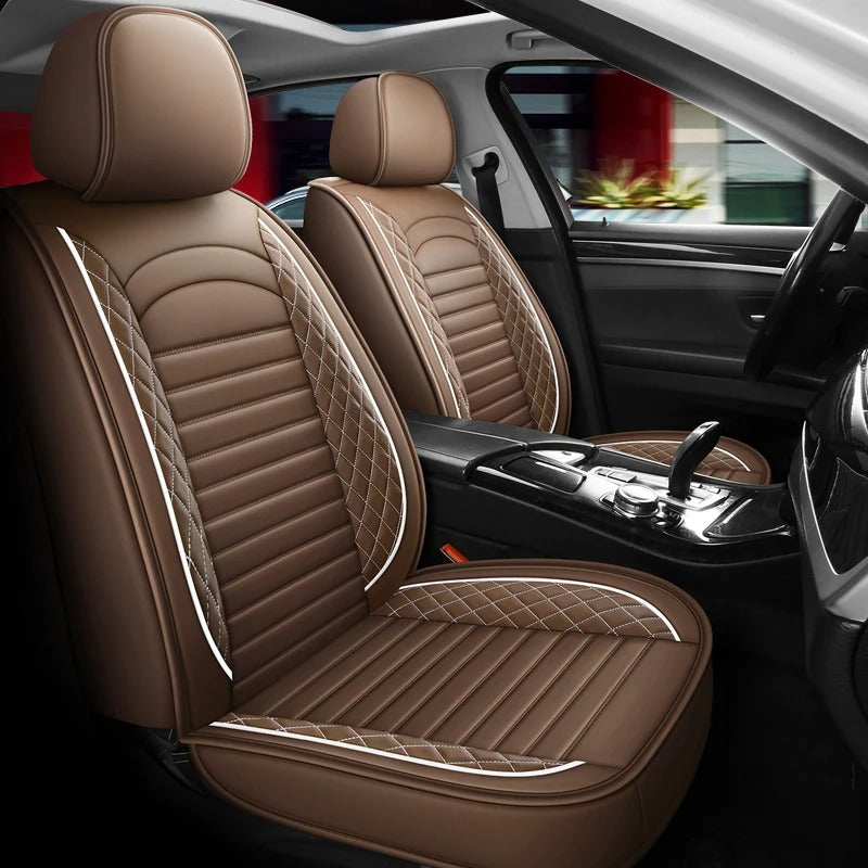 Universal Leather Car Seat Cover for Car Discovery Sport - All-Season Thin Design - Delicate Leather