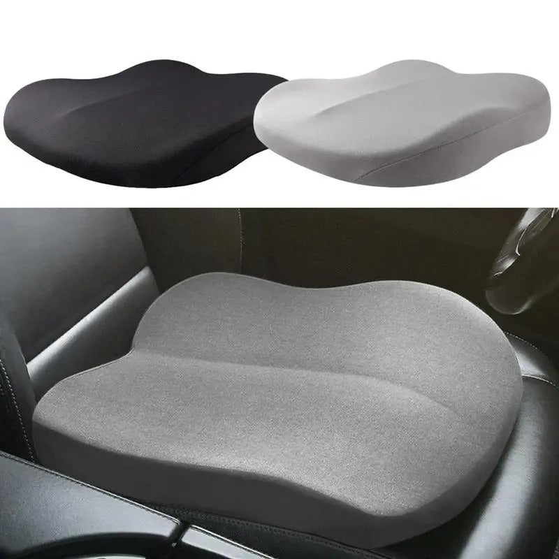 Portable Car Booster Cushion – Memory Foam Heightening Seat for Driving Comfort