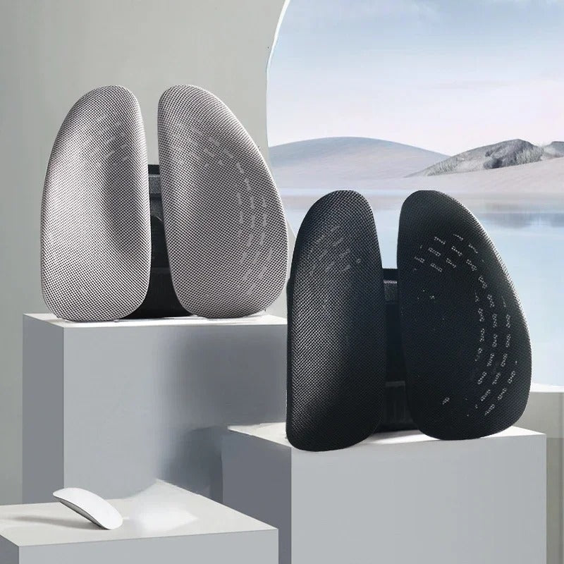 Memory Foam Car Seat Lumbar Pad – Ergonomic Support Waist Cushion for Car, Office, and Travel (Copy) - Delicate Leather