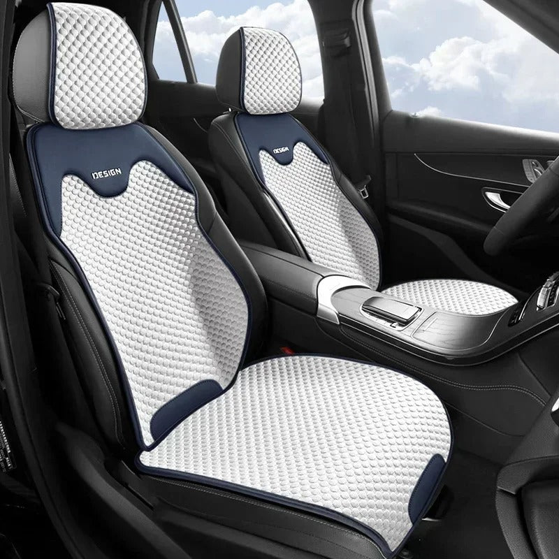 Universal Ice Silk Car Seat Cover - Breathable, Four-Season Protection for Cars - Delicate Leather