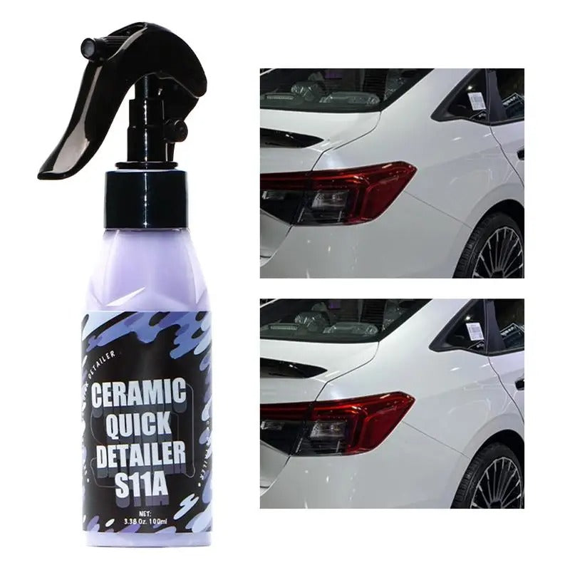 Ceramic Car Coating Spray – Scratch & Water Spot Protection for Car Detailing - Delicate Leather