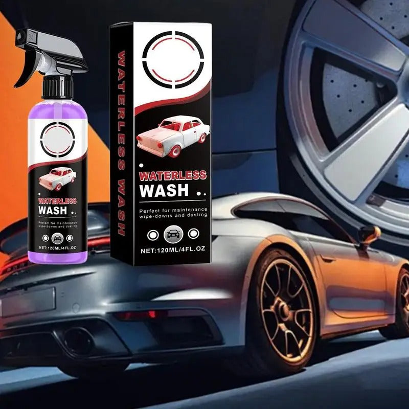Car Tire Cleaner & Brightener Spray – Tire Restorer with UV Protection (120ml) - Delicate Leather