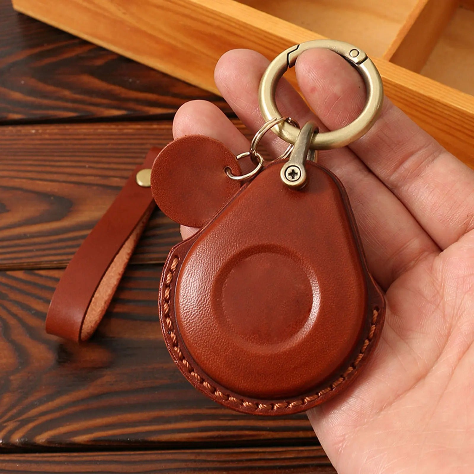 Handcrafted Genuine Leather Smart Key Fob Cover