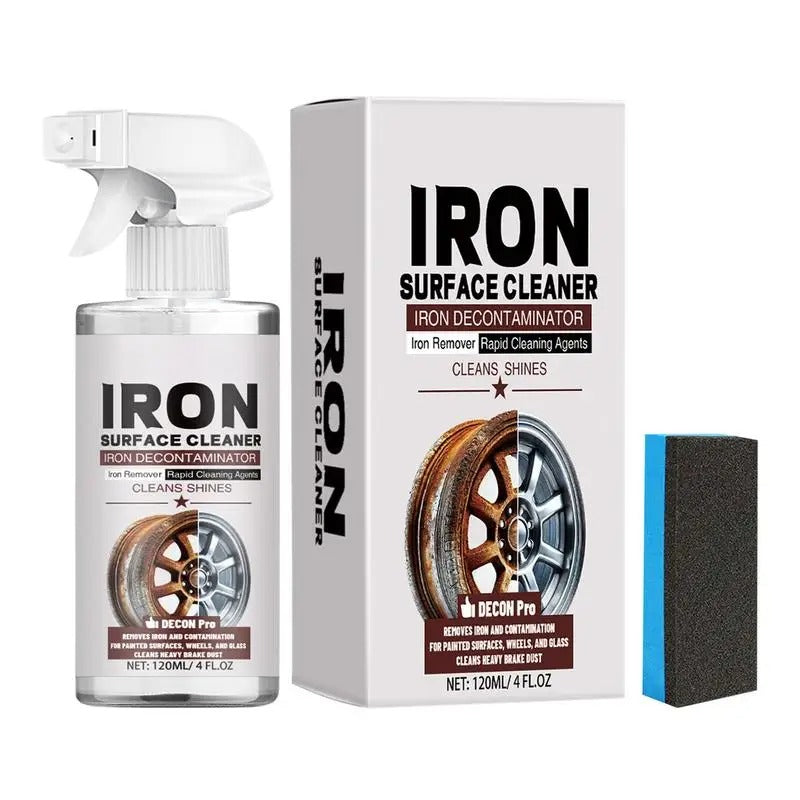 Car Tire & Rim Rust Cleaner – 120ml Deep Cleaning & Maintenance Spray - Delicate Leather