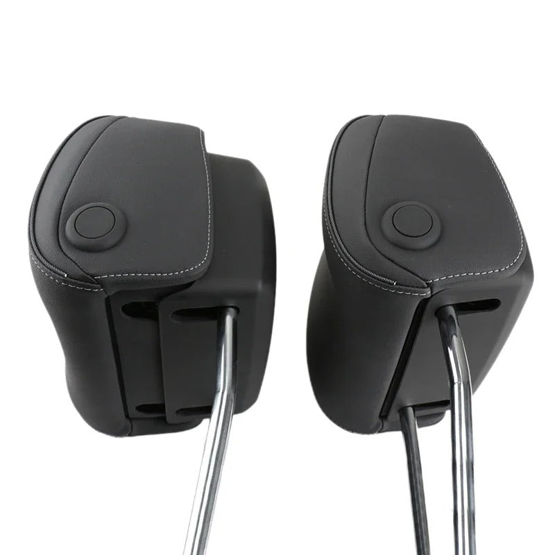 Adjustable Headrest for Audi and Volkswagen Models – Genuine Leather with Four Regulation Options - Delicate Leather