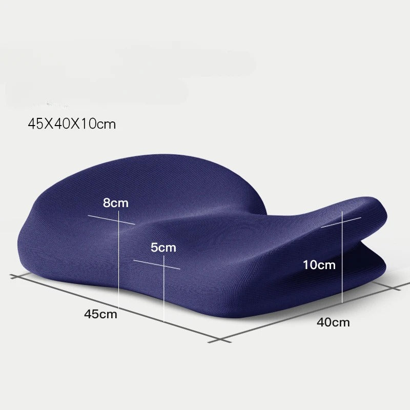 Memory Foam Office Hip Cushion – Thickened Seat Cushion for Pregnant Women and Chair Comfort - Delicate Leather