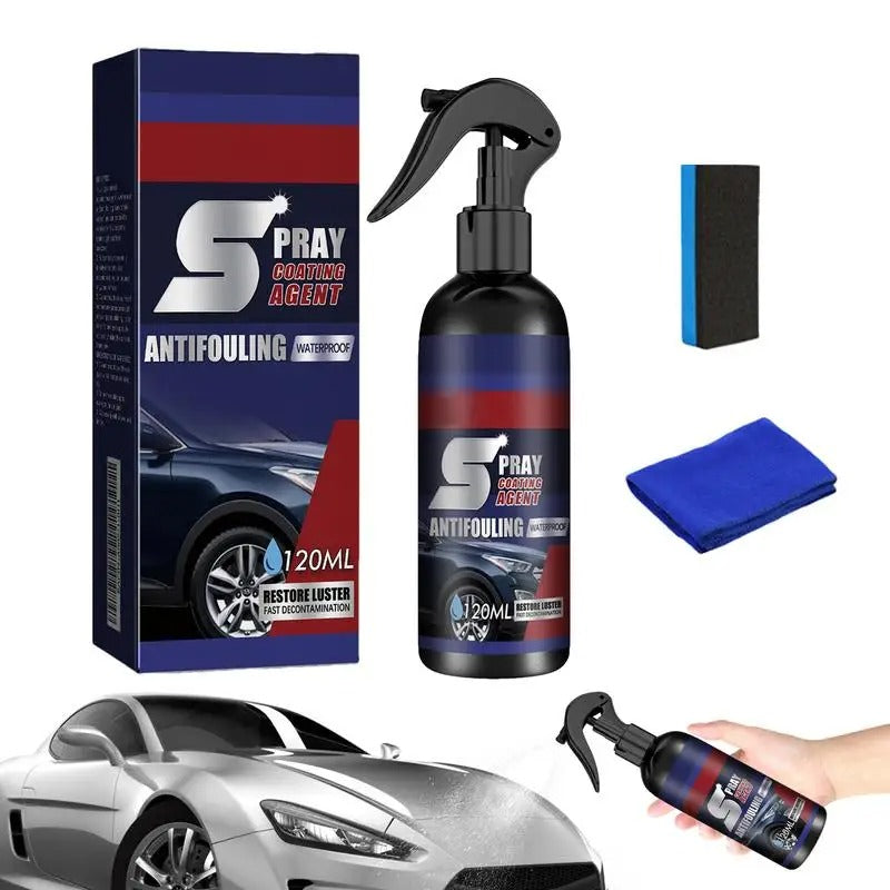 Car Coating Spray 120ml - Protective Polishing Liquid for Scratch Repair & Shine - Delicate Leather