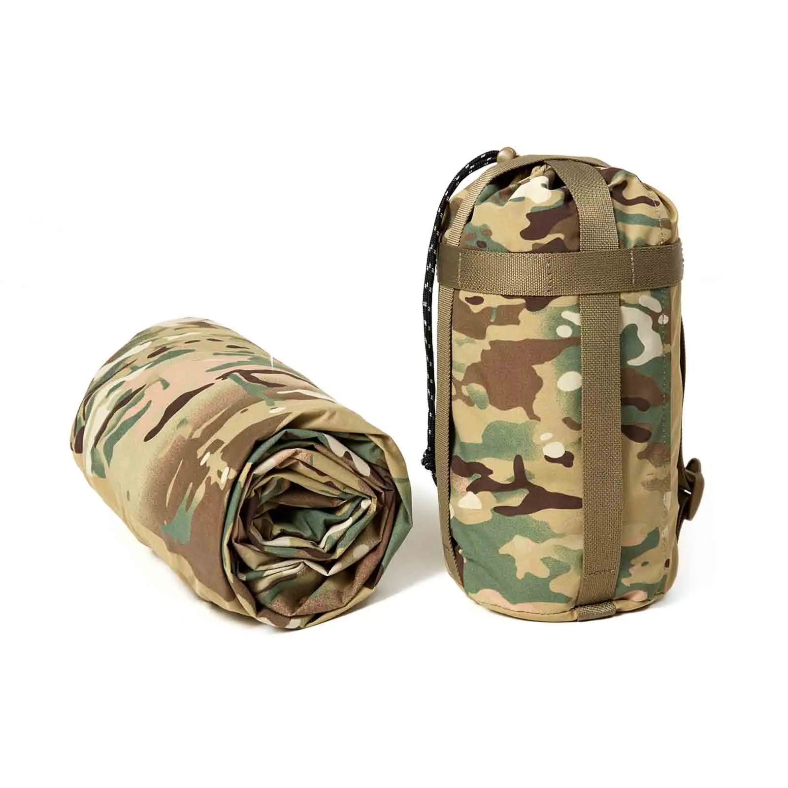Military Army Modular Sleeping Bag Cover Sack – Multicam & Woodland Camo - Delicate Leather