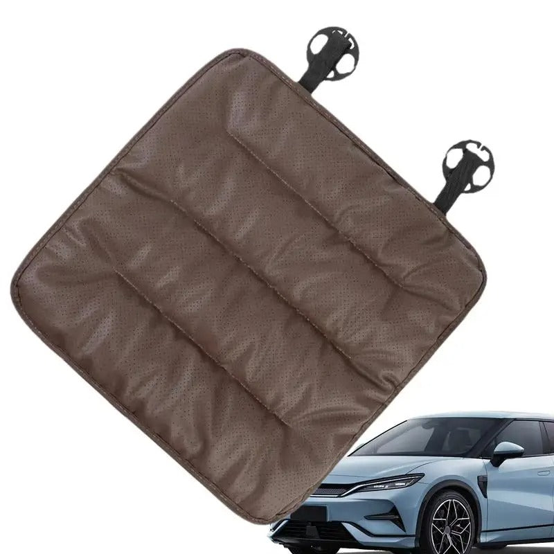 Breathable Faux Leather Car Seat Cushion – Anti-Slip Chair Pad for Comfort & Protection - Delicate Leather