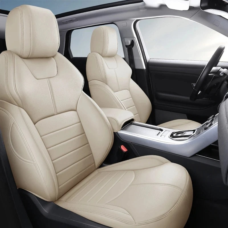 Custom Fit Car Seat Covers – 98% Compatibility for 5-Seater Vehicles - Delicate Leather