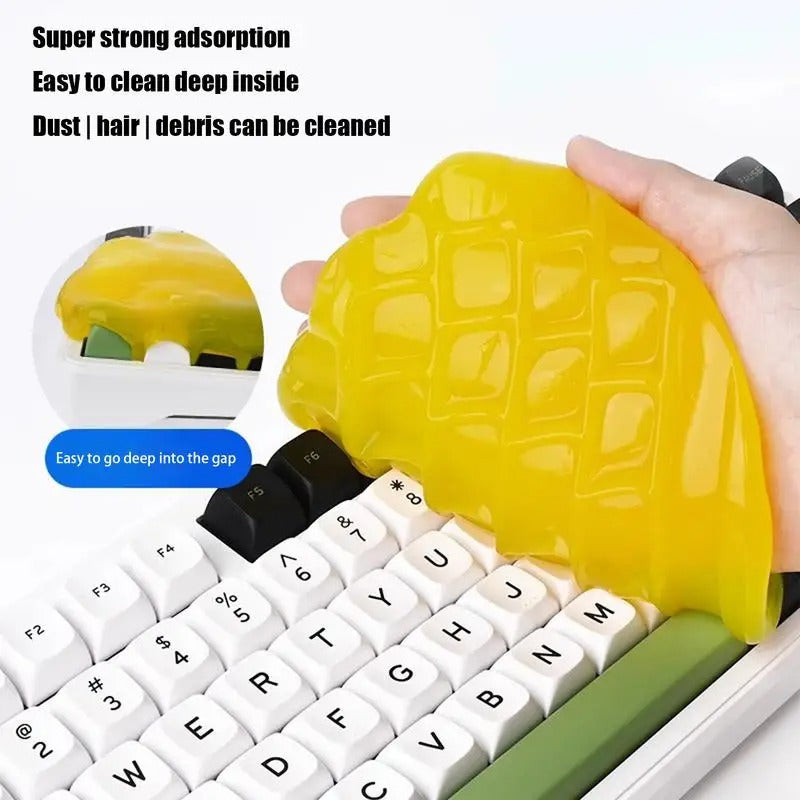 Car Cleaning Gel – Reusable 230g Crevice Dust Cleaner for Car, Home, and Office