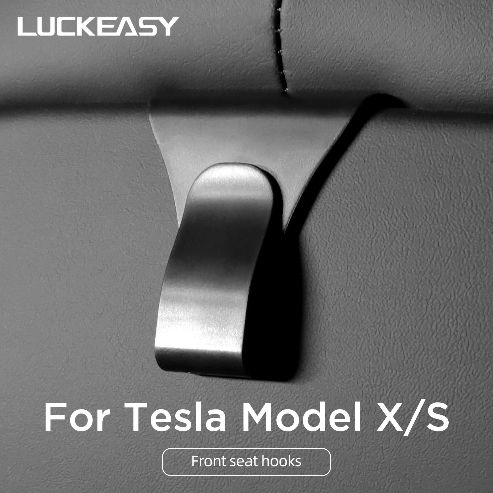 Tesla Model X/S 2024 Front Seat Backrest Hook – Convenient Car Storage Organizer - Delicate Leather