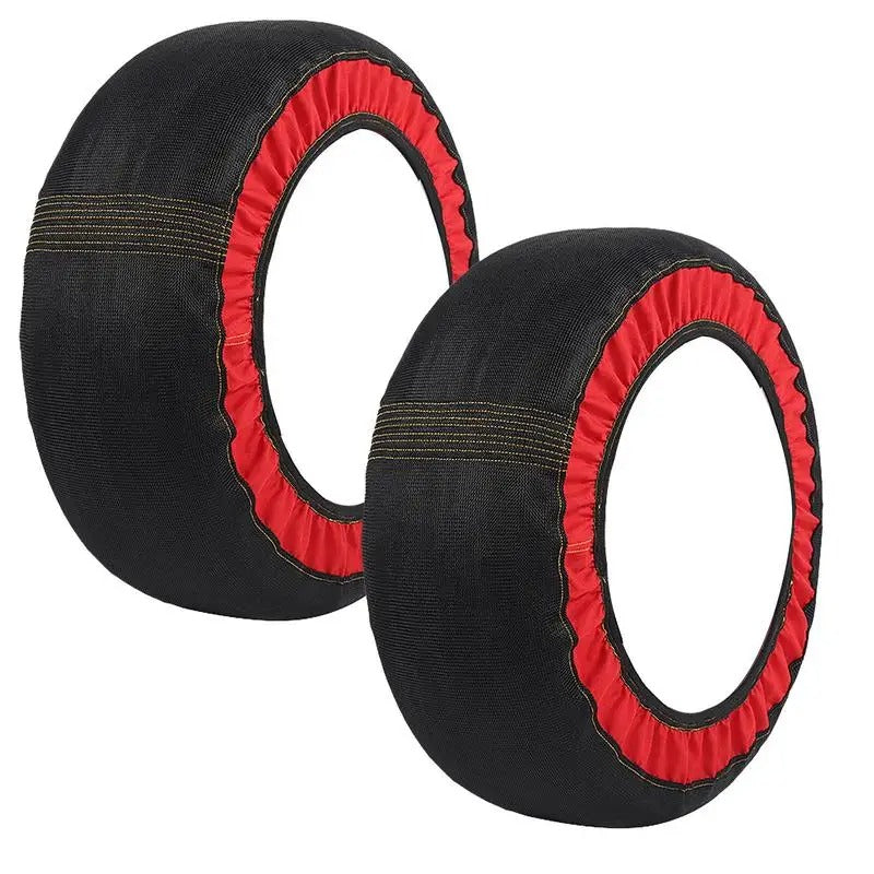 Snow Socks for Cars – High-Strength Anti-Skid Traction Device for SUVs & Sedans