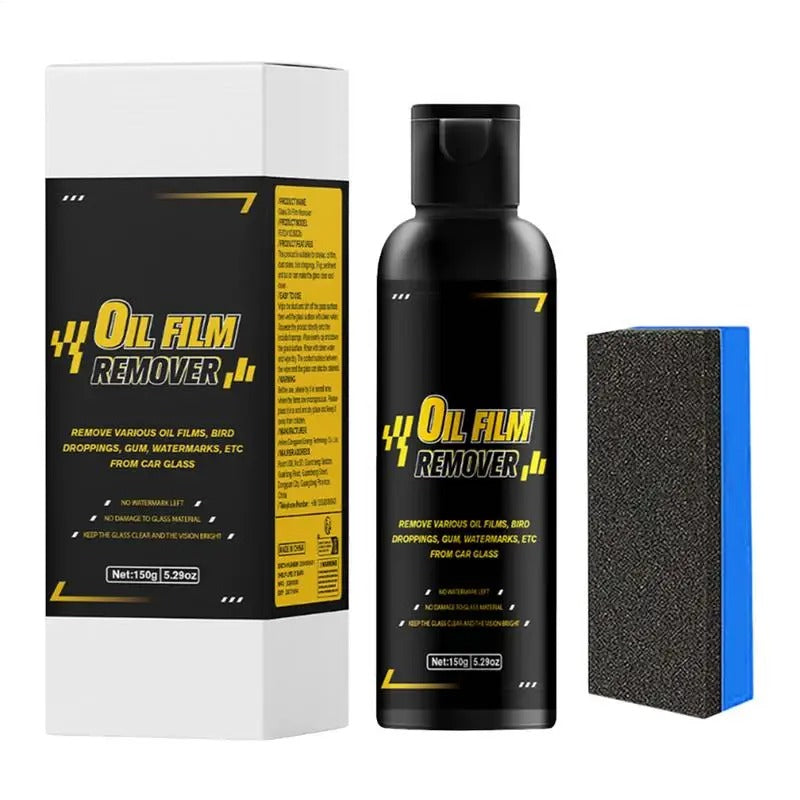 Glass Oil Film Remover Spray – 150g Windshield Restoration for Cars, SUVs, & Trucks