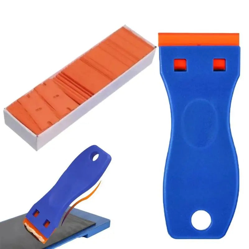 Portable Sticker Scraper Tool – Efficient Label & Decal Remover for Film Application - Delicate Leather