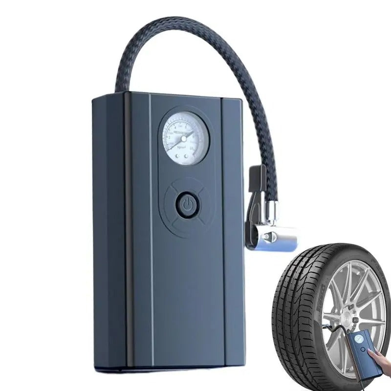12V Mini Car Tire Pump – Portable Air Compressor for Cars & Bicycles