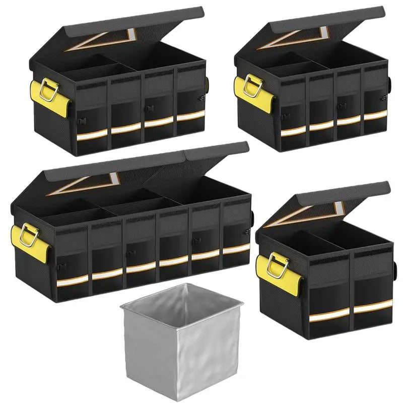 108L Large-Capacity Car Trunk Organizer – Waterproof Oxford Cloth Folding Storage Box